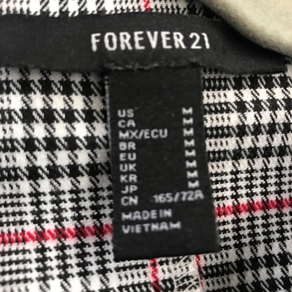 Forever 21 plaid jump suit - Picture 3 of 12